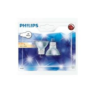 Philips SADA 2x Priemyselná žiarovka Philips HALOGEN GU4/20W/12V 3000K