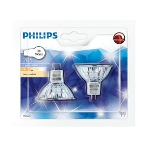 Philips SADA 2x Priemyselná halogénová žiarovka GU5,3/20W/12V 3000K - Philips