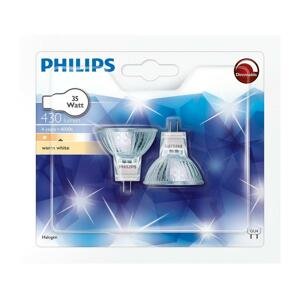 Philips SADA 2x Halogénová žiarovka Philips GU4/35W/12V 3000K