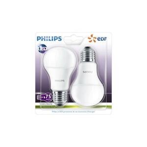 Philips SADA 2x LED Žiarovka Philips A60 E27/11W/230V 2700K