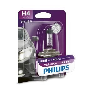 Philips Autožiarovka Philips VISION PLUS 12342VPB1 H4 P43t-38/55W/12V