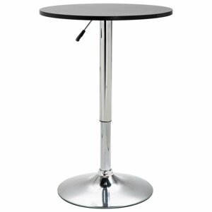 Barový stôl Ø 60 cm Dekorhome Čierna