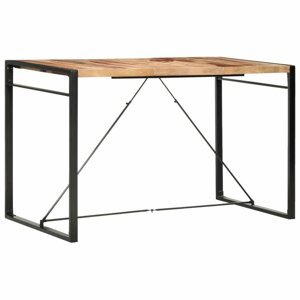 Barový stôl hnedá / čierna Dekorhome