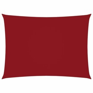 Tieniaca plachta obdĺžniková 5x7 m oxfordská látka Dekorhome Červená