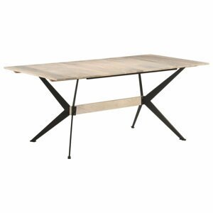 Jedálenský stôl 180 x 90 x 76 cm drevo Dekorhome Svetlo hnedá