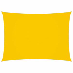 Tieniaca plachta obdĺžniková oxfordská látka 4 x 6 m Dekorhome Žltá