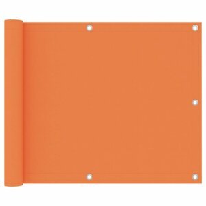 Balkónová zástena 75 x 300 cm oxfordská látka Oranžová