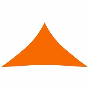 Tieniaca plachta trojuholníková 5 x 5 x 6 m oxfordská látka Dekorhome Oranžová