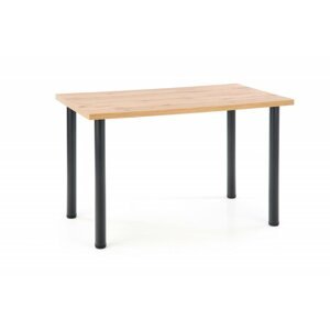 Jedálenský stôl MODEX 2 120 MDF / čierna oceľ Halmar Dub wotan