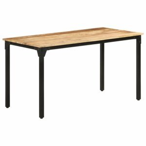 Jedálenský stôl mangovníkové drevo/kov Dekorhome 140x70x76 cm