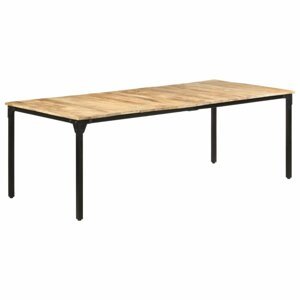Jedálenský stôl mangovníkové drevo/kov Dekorhome 220x100x76 cm