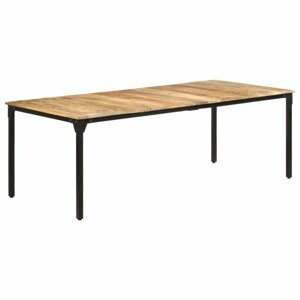 Jedálenský stôl mangovníkové drevo/kov Dekorhome