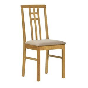 Jedálenská stolička SILAS látka / drevo Tempo Kondela