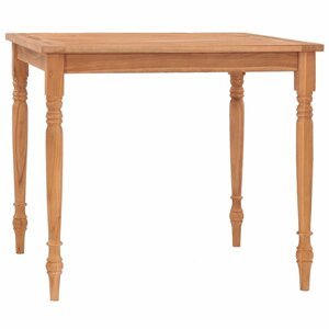 Jedálenský stôl teakové drevo Dekorhome 85x85x75 cm