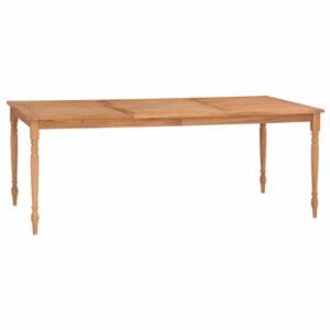 Jedálenský stôl teakové drevo Dekorhome 220x100x75 cm