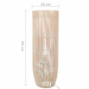 Stojaca lampa biela vŕba Dekorhome 84 cm