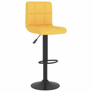 Barová stolička látka / kov Dekorhome Žltá