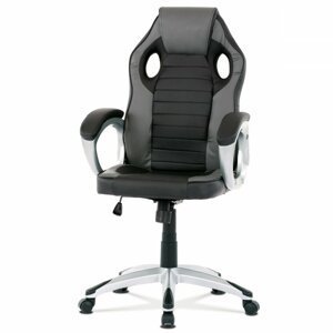 Herná stolička KA-Z507 GREY tmavo sivá / čierna Autronic