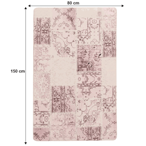 Koberec ADRIEL TYP 3 ružová Tempo Kondela 80x150 cm