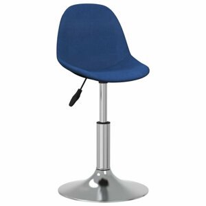 Barová stolička látka / kov Dekorhome Modrá