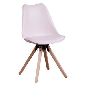 Jedálenská stolička ETOSA ekokoža / plast / drevo Tempo Kondela