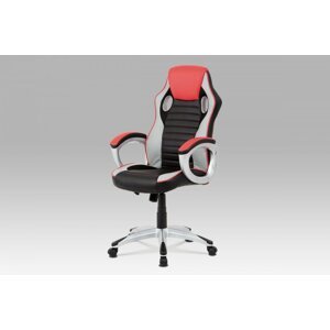 Kancelárska stolička KA-V507 ekokoža / plast Autronic