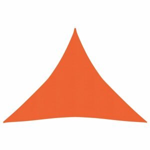 TTieniaca plachta trojuholníková HDPE 3 x 3 x 3 m Dekorhome Oranžová