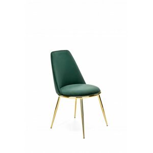 Jedálenská stolička K460 Halmar Tmavo zelená