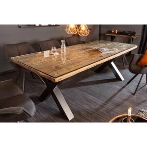Jedálenský stôl IDAIA X Dekorhome 220x100x75 cm