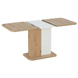 Rozkladací jedálenský stôl NEXT Signal Dub artisan / bílá