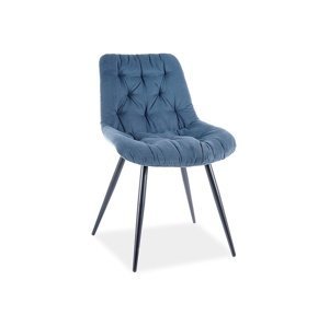 Jedálenská stolička PRAGA Signal Modrá