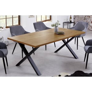 Jedálenský stôl LADON X Dekorhome 160x90x77 cm
