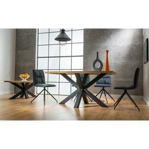 Jedálenský stôl CROSS dýha Signal 180x90x80 cm
