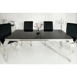 Jedálenský stôl ZETHOS 180 cm Dekorhome Čierna