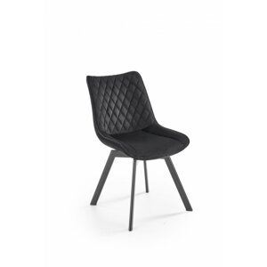 Otočná jedálenská stolička K520 Halmar Čierna