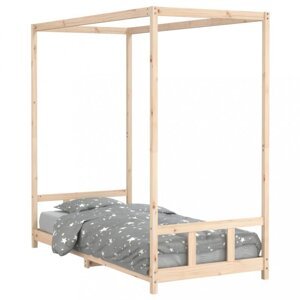 Detská posteľ s nebesami Dekorhome 90 x 200 cm