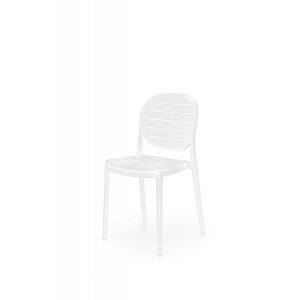 Stohovateľná stolička K529 Halmar Biela