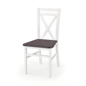 Drevená stolička DARIUSZ 2 Halmar Orech / biela