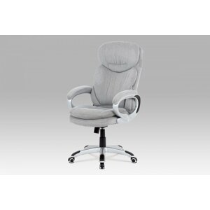 Kancelárska stolička KA-G198 látka / plast AUTRONIC Svetlosivá