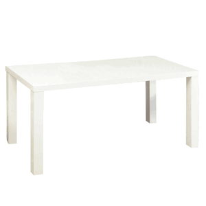 Jedálenský stôl 160 ASPER NEW TYP 4 biela lesk Tempo Kondela