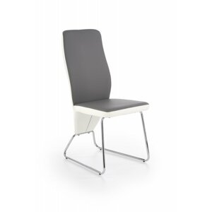 Jedálenská stolička K299 sivá / biela Halmar