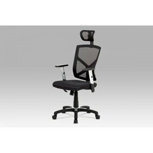 Kancelárska stolička KA-H104 látka / plast Autronic Čierna