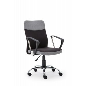 Kancelárska stolička TOPIC sivá / čierna Halmar