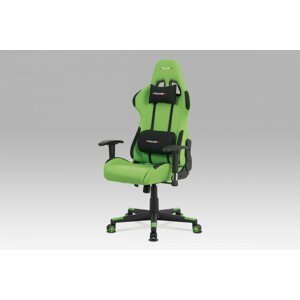 Kancelárska stolička KA-F05 látka / plast Autronic Zelená