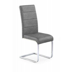 Jedálenská stolička K351 sivá / chróm Halmar