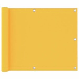 Balkónová zástena 75 x 600 cm oxfordská látka Dekorhome Žltá
