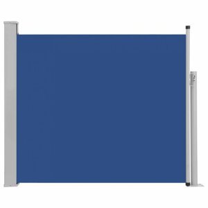 Zaťahovací bočná markíza 100x300 cm Dekorhome Modrá
