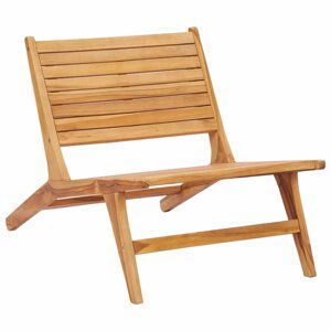 Záhradná stolička teakové drevo Dekorhome