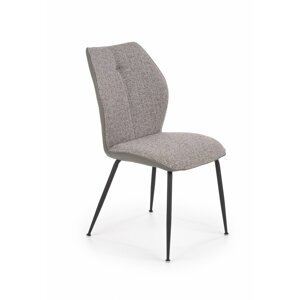 Jedálenská stolička K383 sivá / čierna Halmar