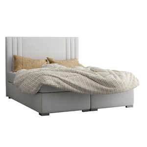 Boxspringová posteľ MARTINI svetlosivá Tempo Kondela 160 x 200 cm